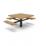 Table de pique-nique carrée accessible