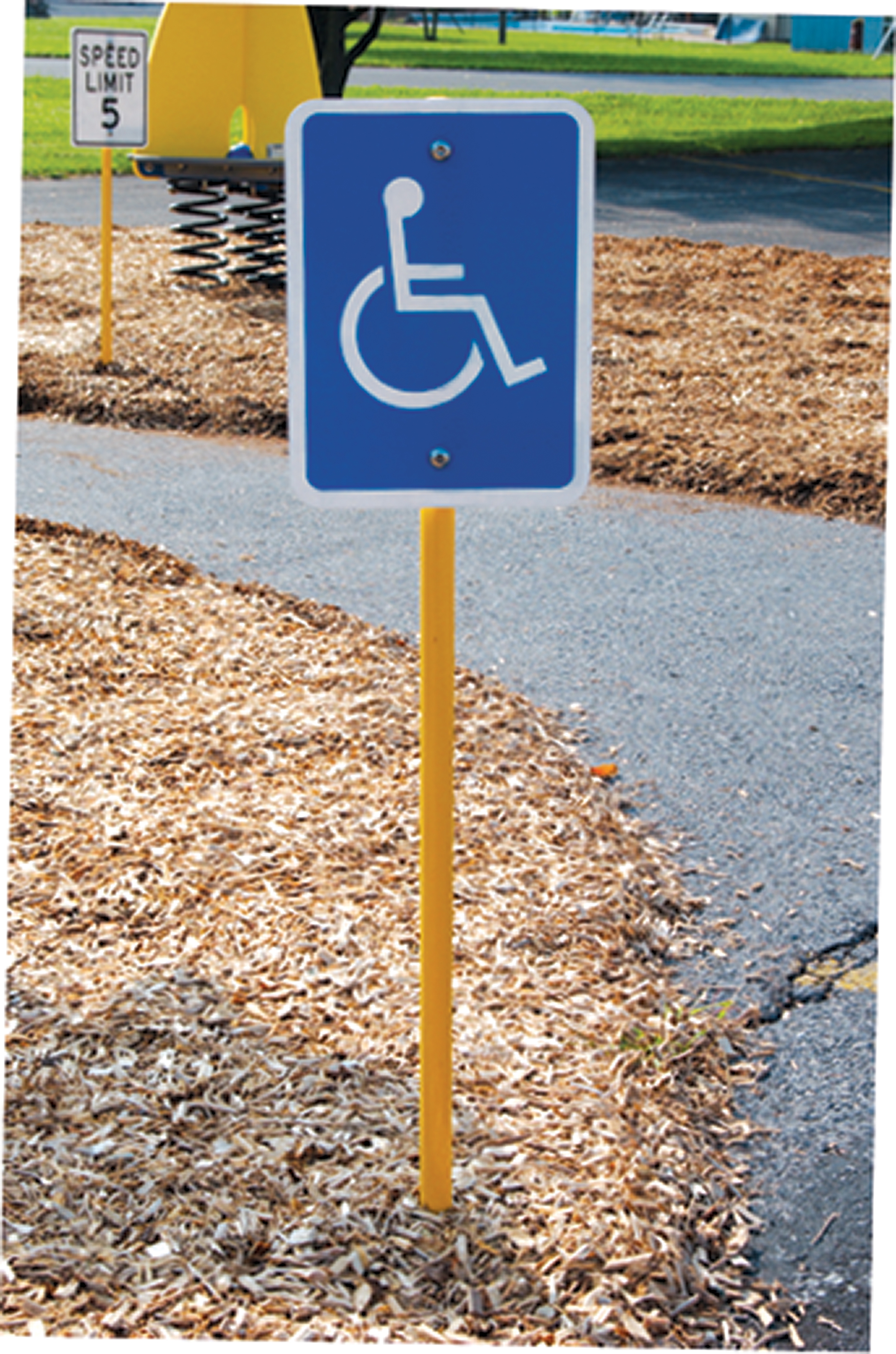 Panneau accès handicapé