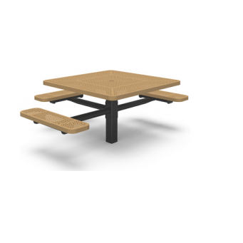 Table de pique-nique carrée accessible